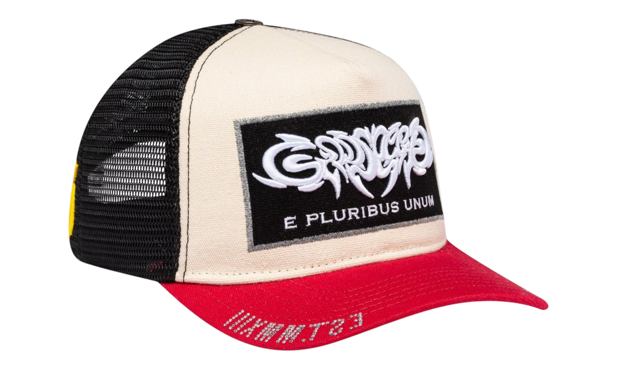 Godspeed E Pluribus Red/White Trucker