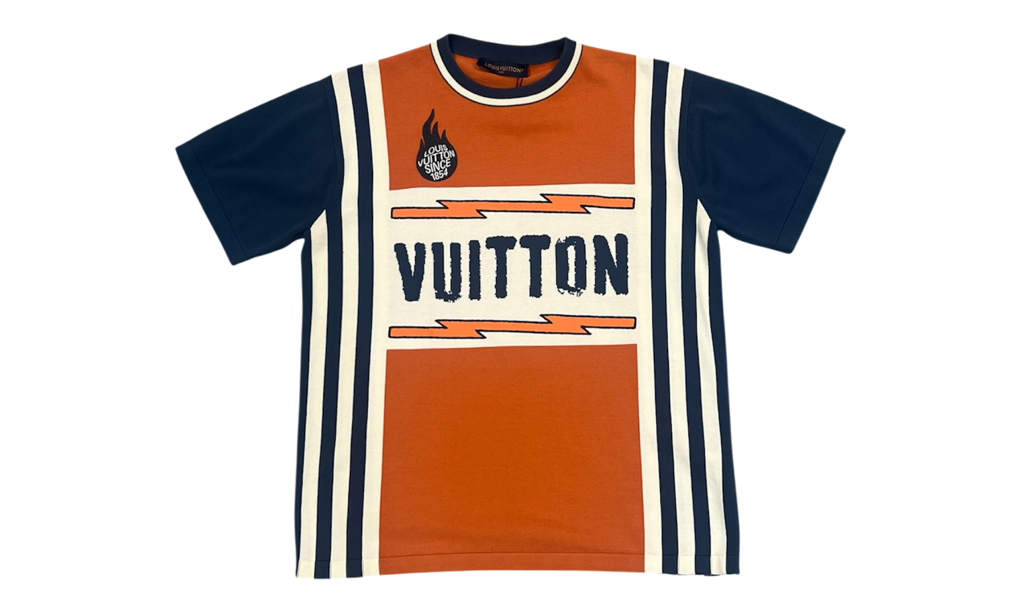 Louis Vuitton 2024 Colorblock Pattern T-Shirt (Preowned)
