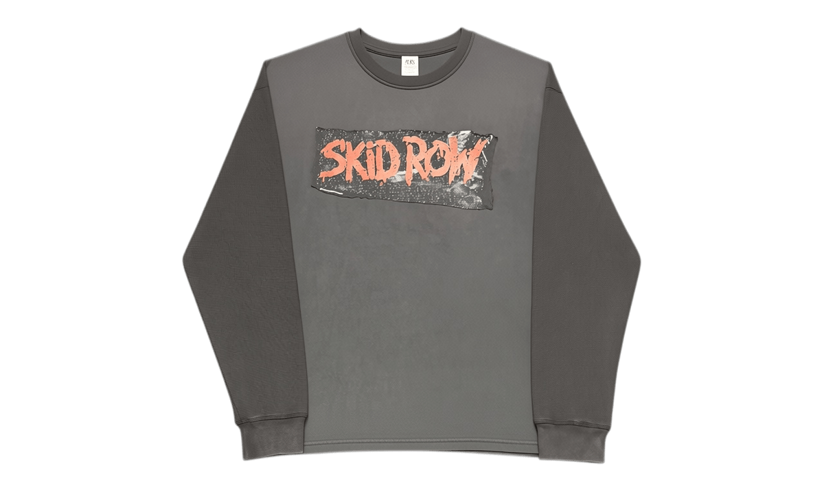 Poor Parker Vintage 1 of 1 Cut & Sewn Motorcycle Black Thermal Longsleeve T-Shirt