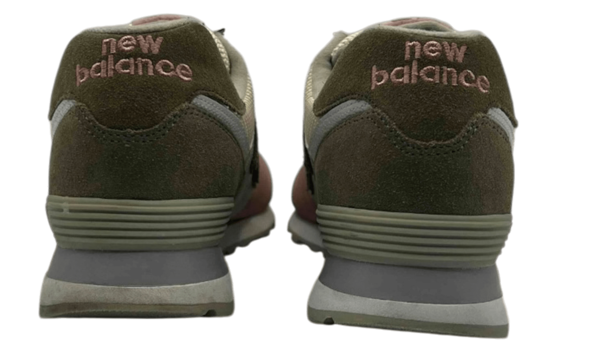 New Balance 574 Pink Olive (PreOwned) (No Box)
