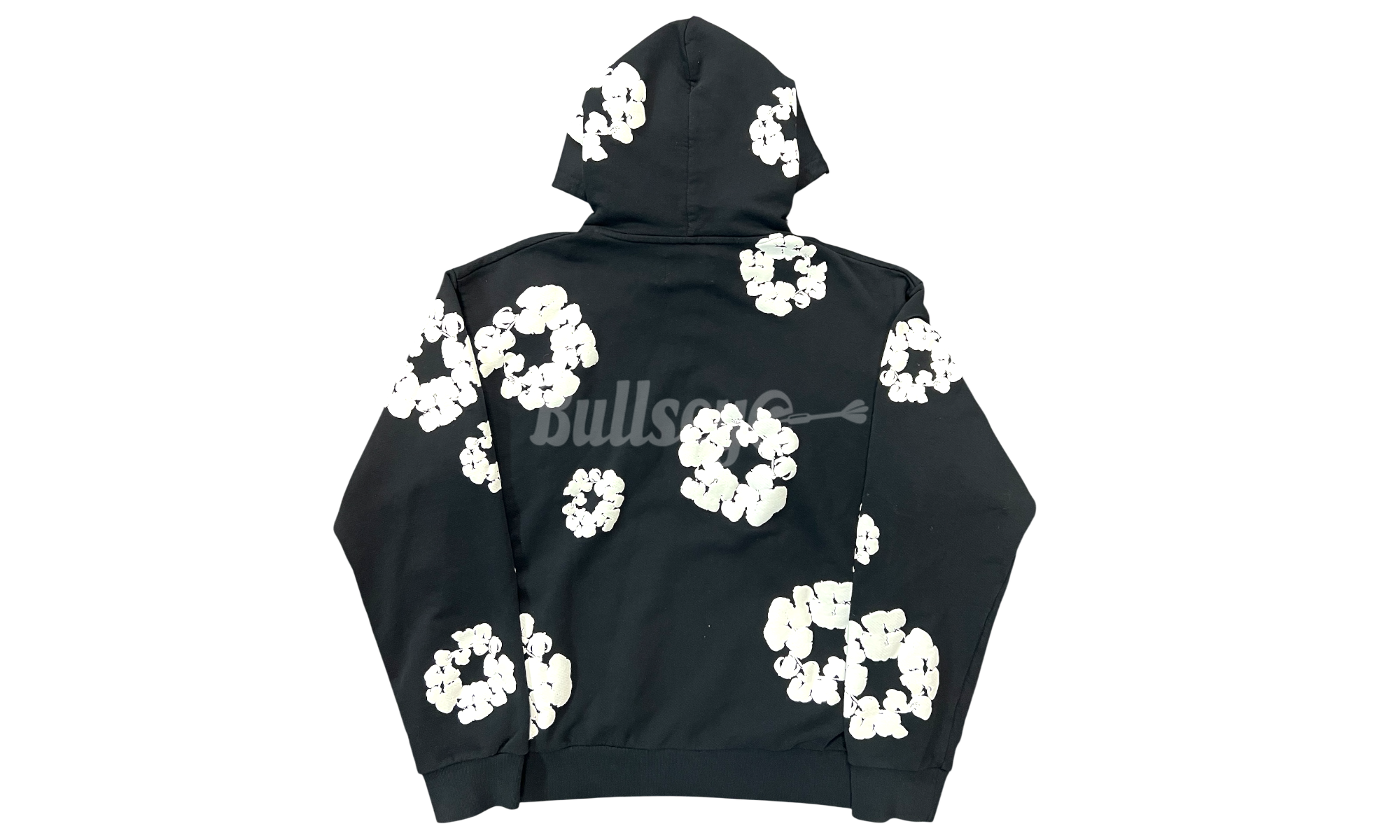 Denim Tears Cotton Wreath Zip Hoodie Black (PreOwned)