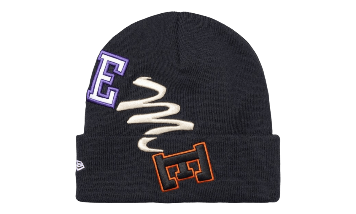 Supreme New Era Arc Beanie Navy