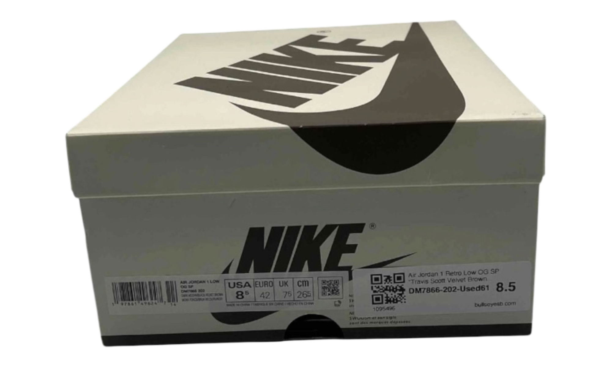 Air Jordan 1 Retro Low OG SP "Travis Scott Velvet Brown" (PreOwned)