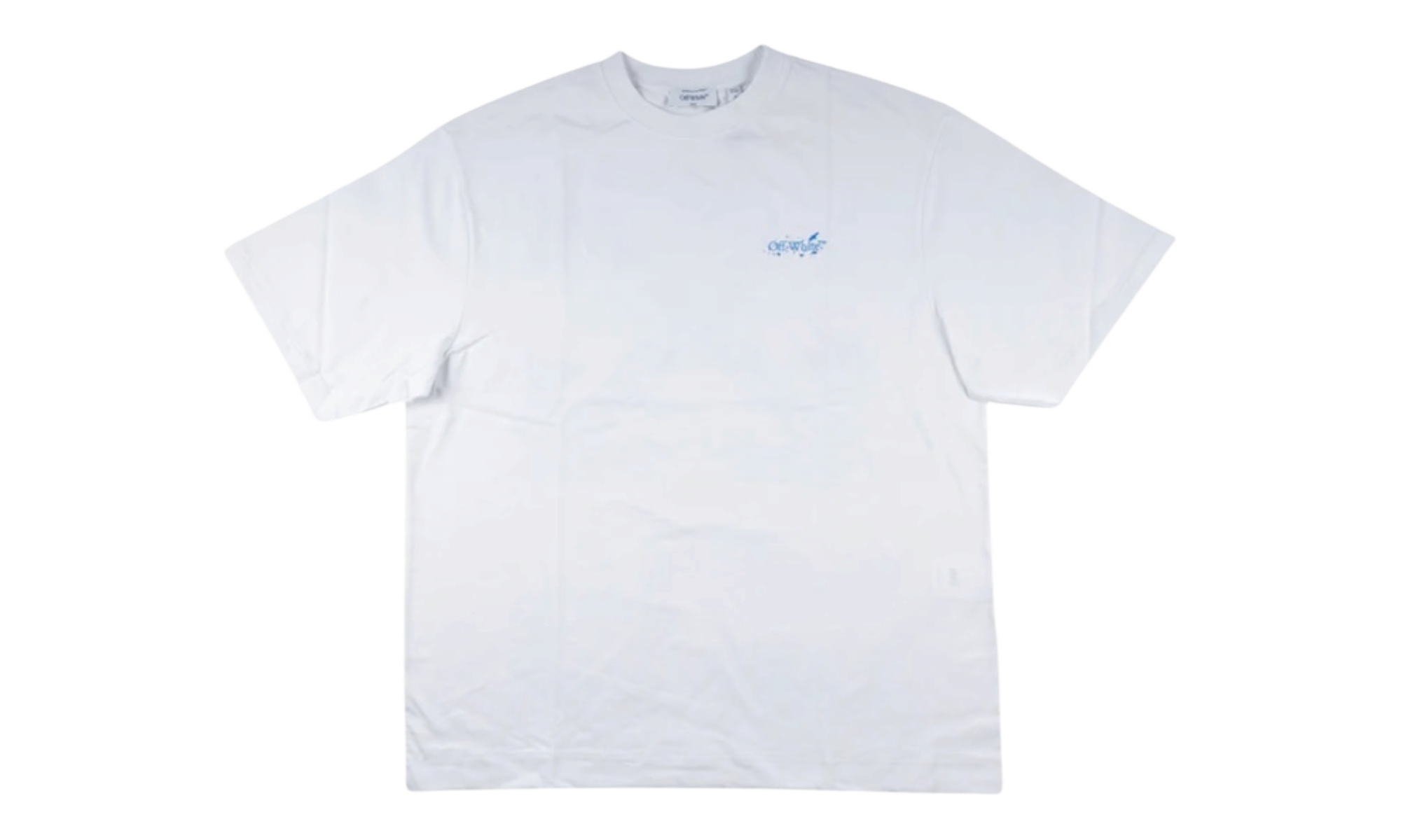 Off-White Paint Splatter Arrow Diagonal Skate White T-Shirt
