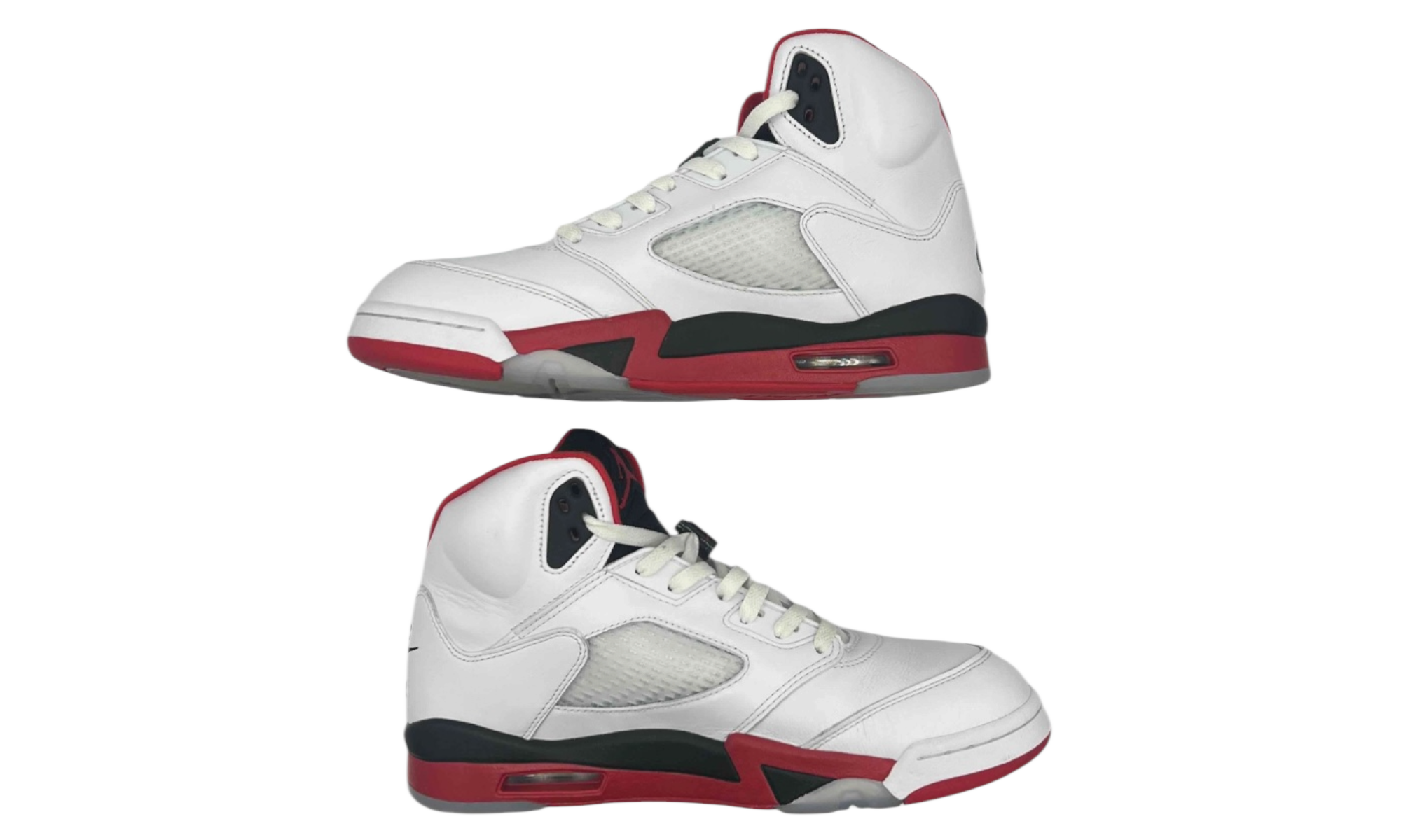 Air Jordan 5 Retro "Fire Red" Black Tongue 2025 (PreOwned) (No Box)