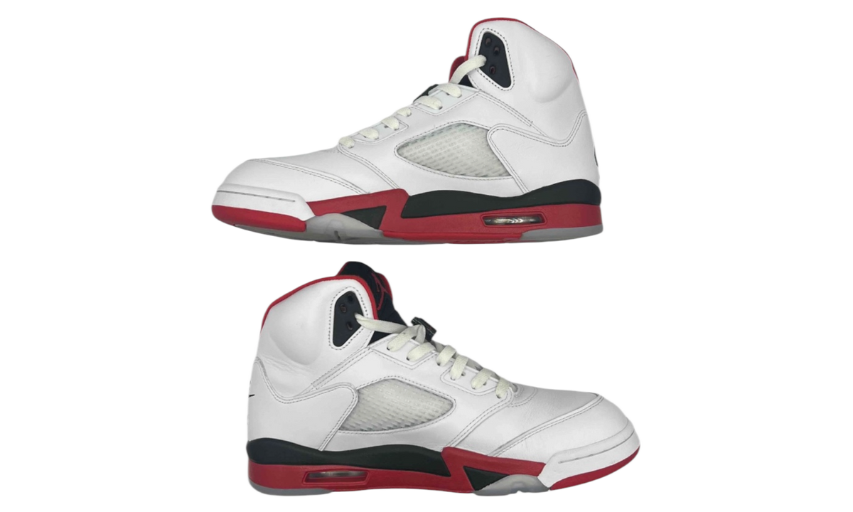 Air Jordan 5 Retro "Fire Red" Black Tongue 2025 (PreOwned) (Rep Box)