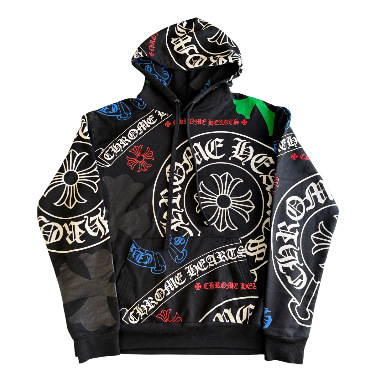Chrome Hearts Stencil Hoodie Black