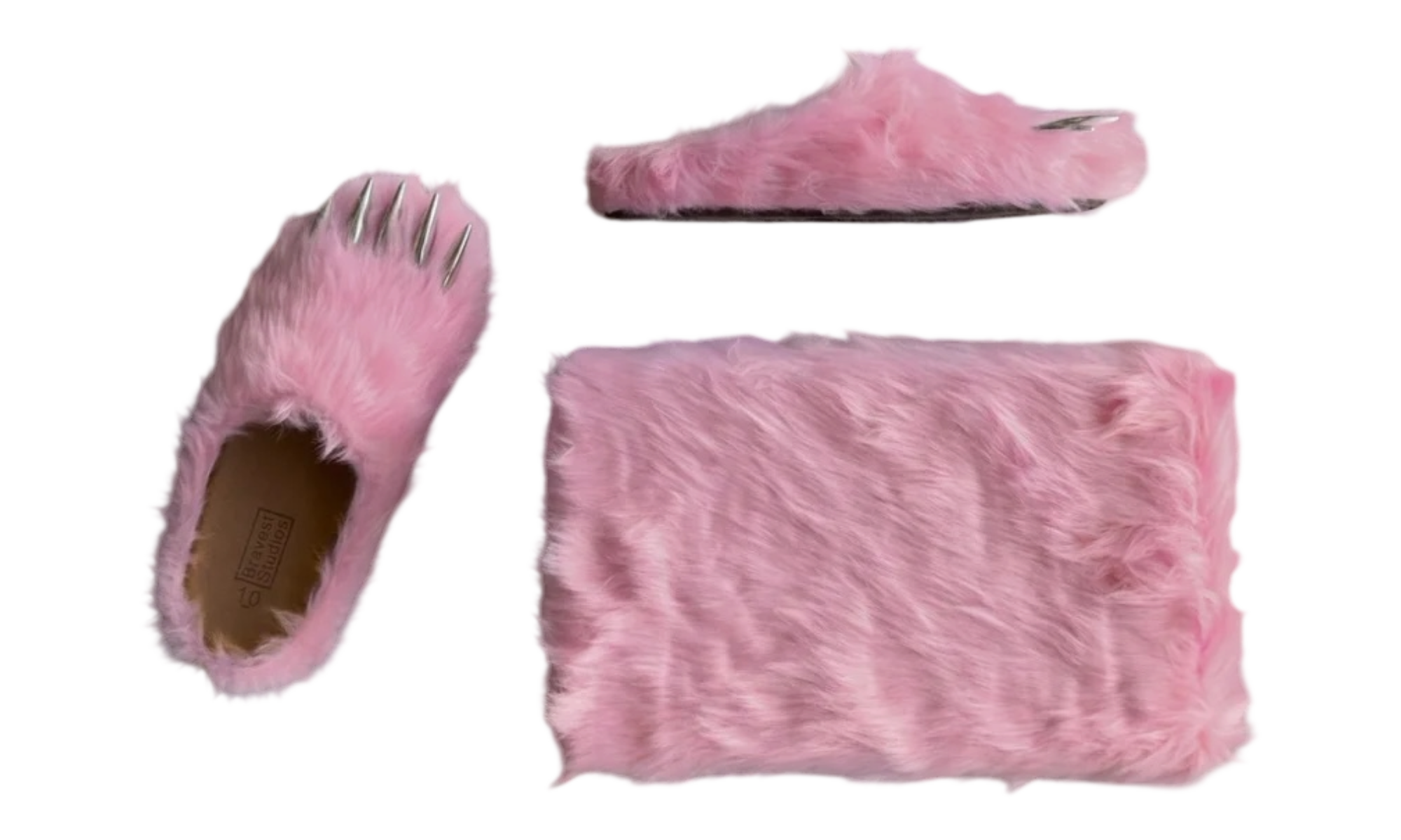 Bravest Studios Bear Claw Mule Pink