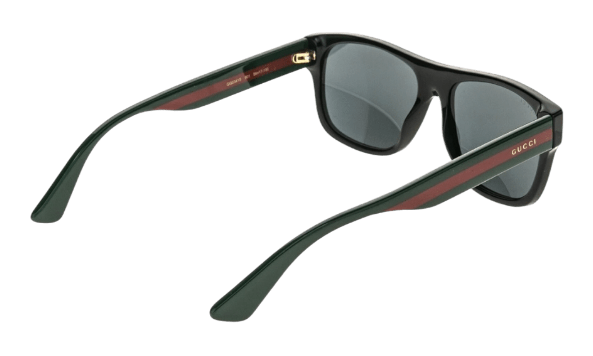 Gucci Rectangle Frame Sunglasses Black/Green (GG0926S-006-FR)
