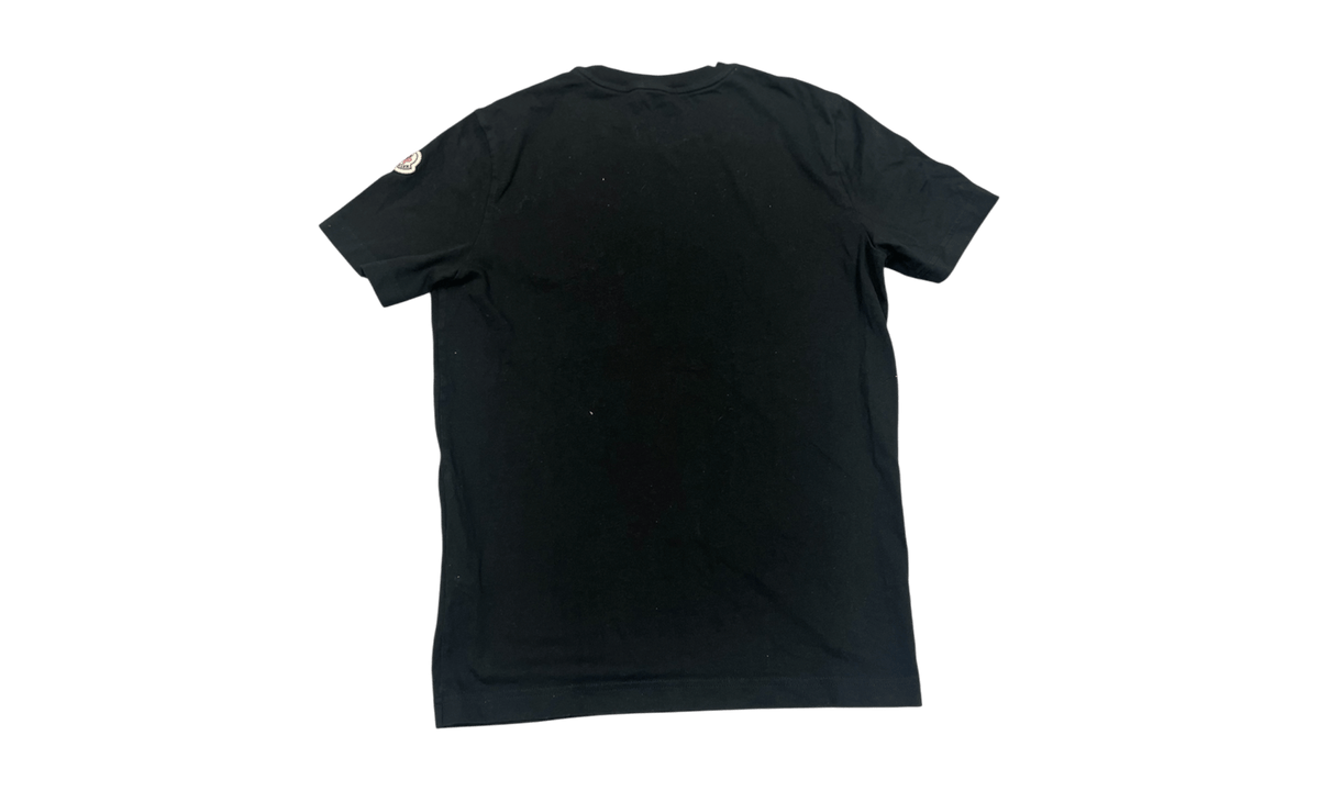 Moncler Logo Patch Crewneck Black T-Shirt (PreOwned)