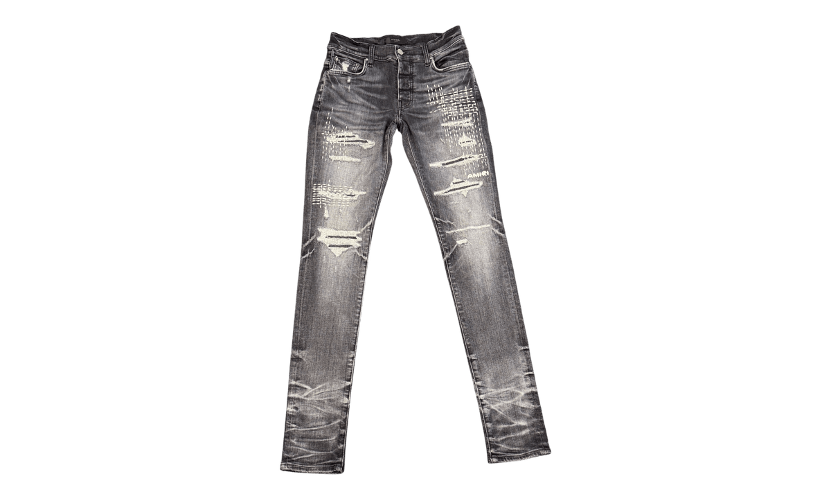 Amiri Grey Rain Boro Jeans (PreOwned)