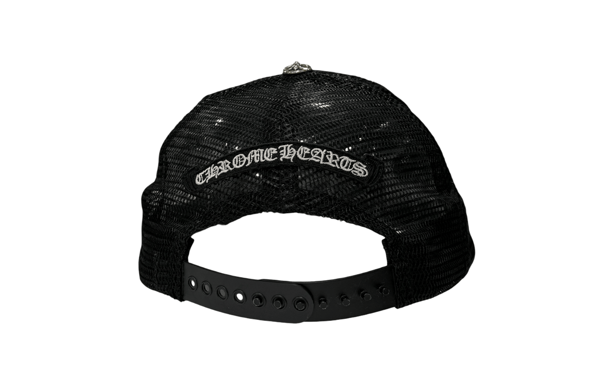 Chrome Hearts Matty Boy Cheetah Lips Trucker Hat