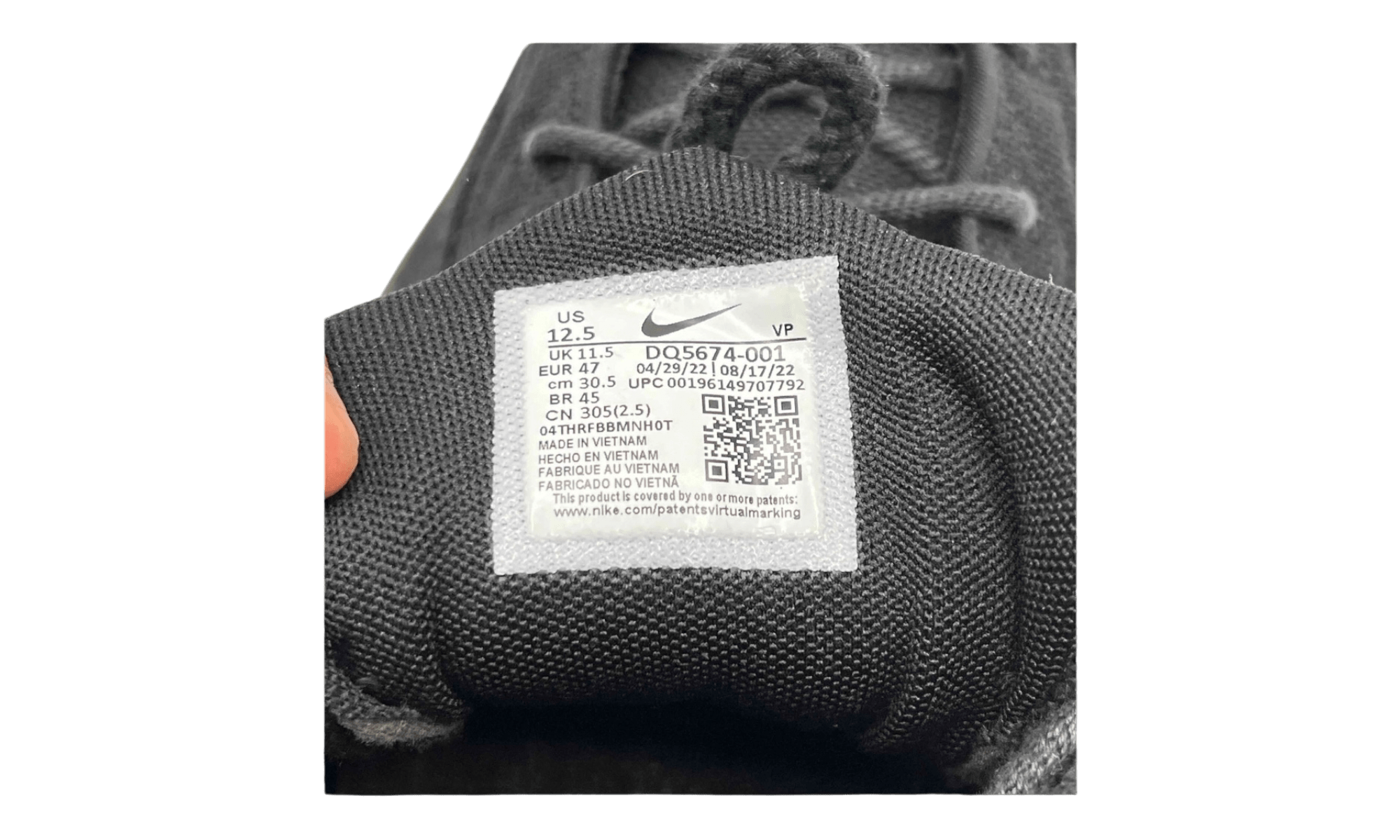Nike Air Penny 2 Stussy Black (PreOwned)