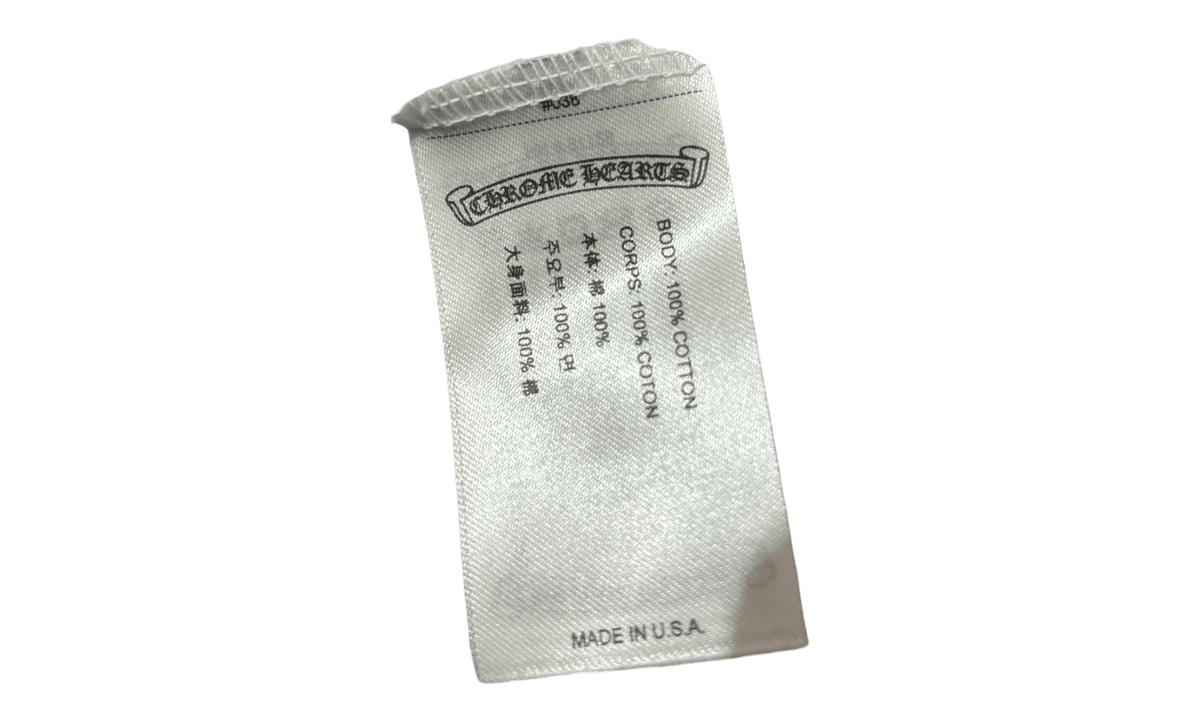 Chrome Hearts Las Vegas Horseshoe Logo T-shirt White