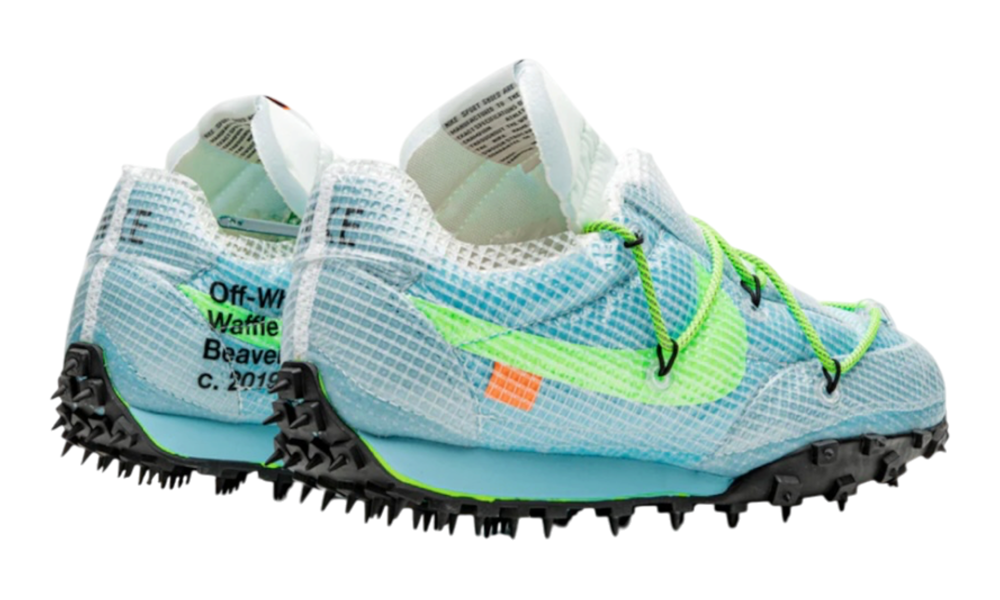 Nike Waffle Racer Off-White Vivid Sky (Women's)