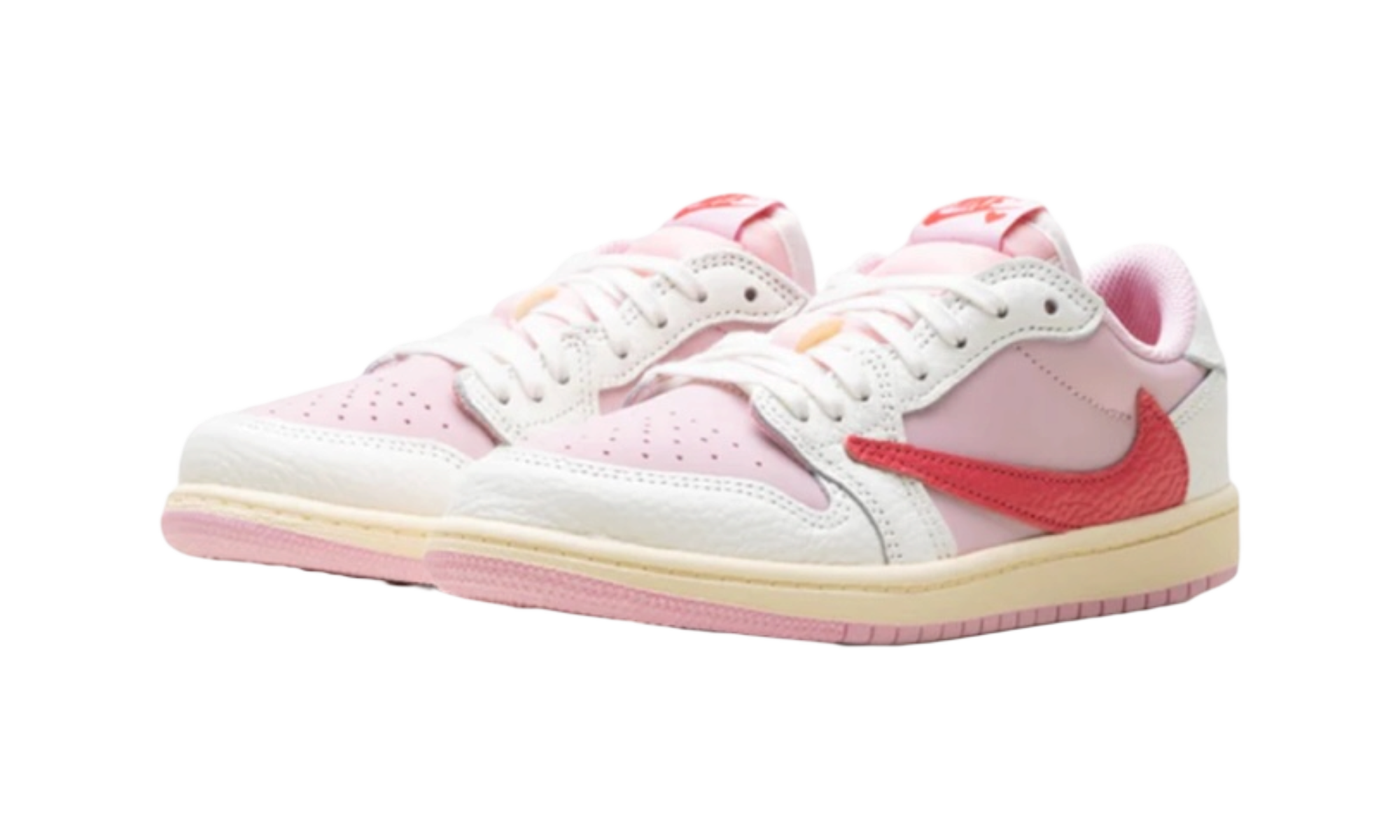 Jordan 1 Retro Low OG SP Travis Scott Sail Tropical Pink (PS)