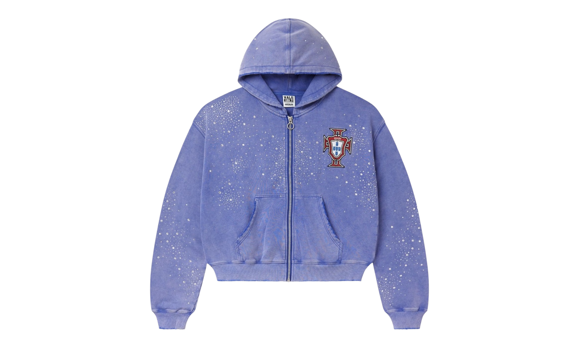 Vale Forever Sea Cluster Blue Zip-Up Hoodie (PreOwned)