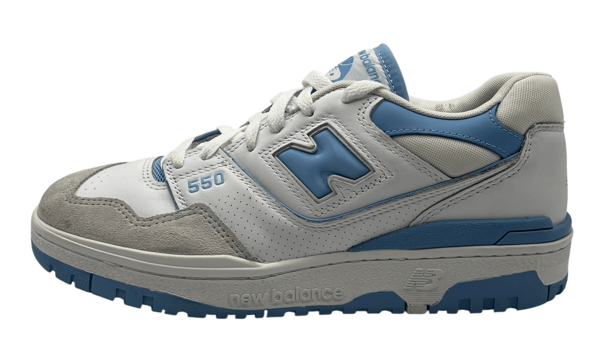 New Balance 550 White Blue Haze Rain Cloud (PreOwned)