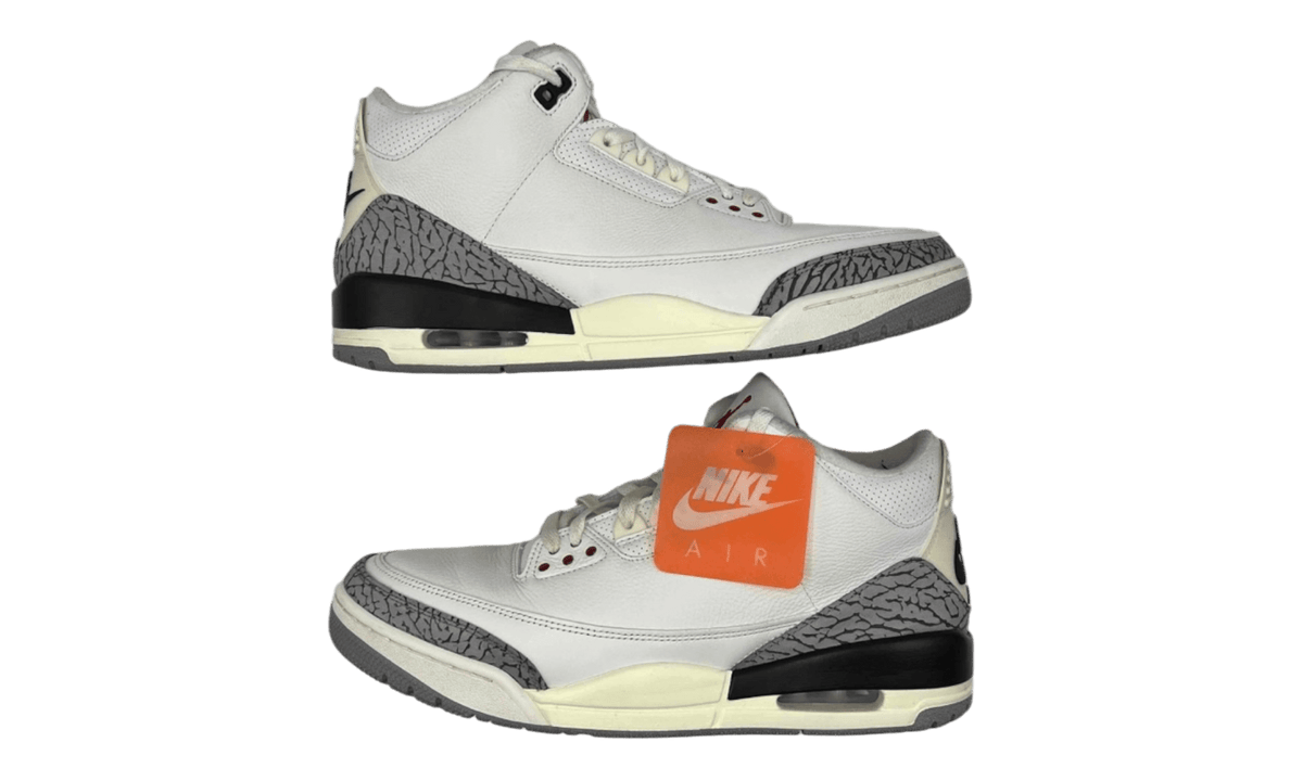 Air Jordan 3 Retro "White Cement Reimagined" (PreOwned) (No Box)
