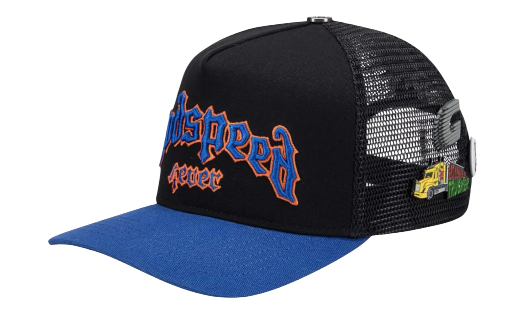 Godspeed Forever Black/Blue/Orange Trucker Hat