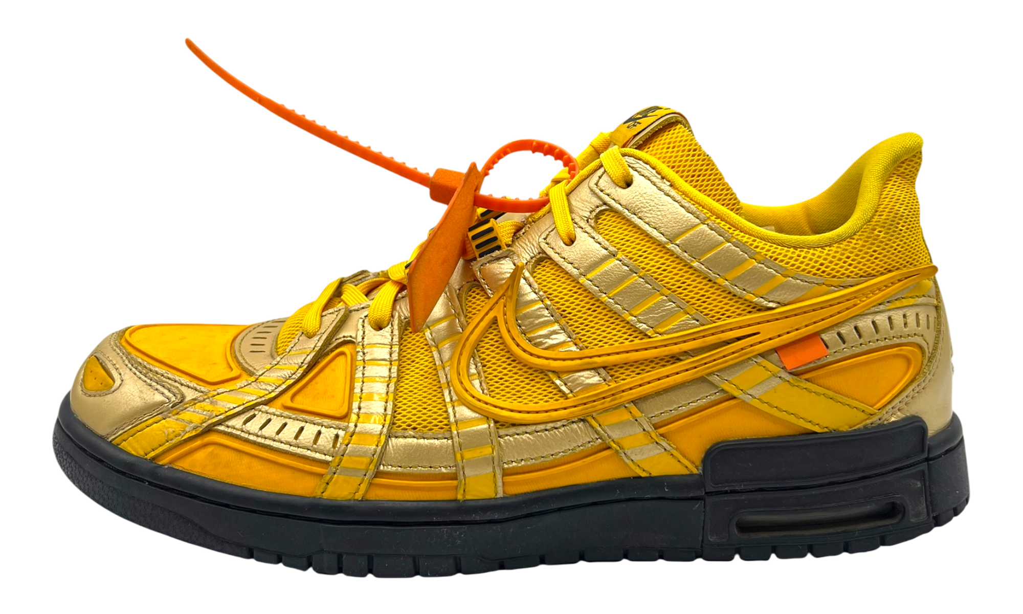 Nike Air Rubber Dunk Off-White University Gold (Preowned)