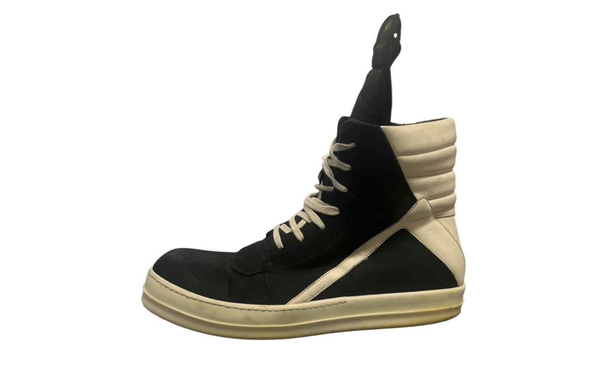 Rick Owens Black/Milk Concordians Geobasket (PreOwned) (No Box)
