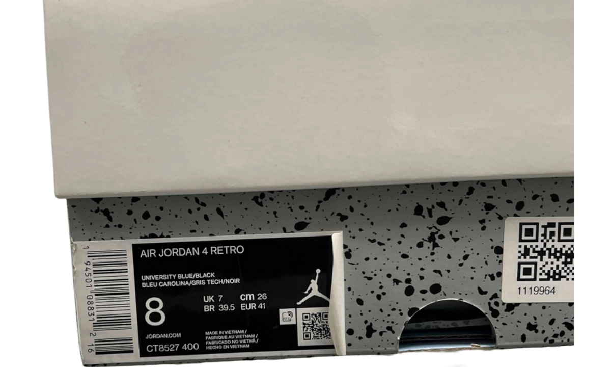 Air Jordan 4 Retro "University Blue" (PreOwned)