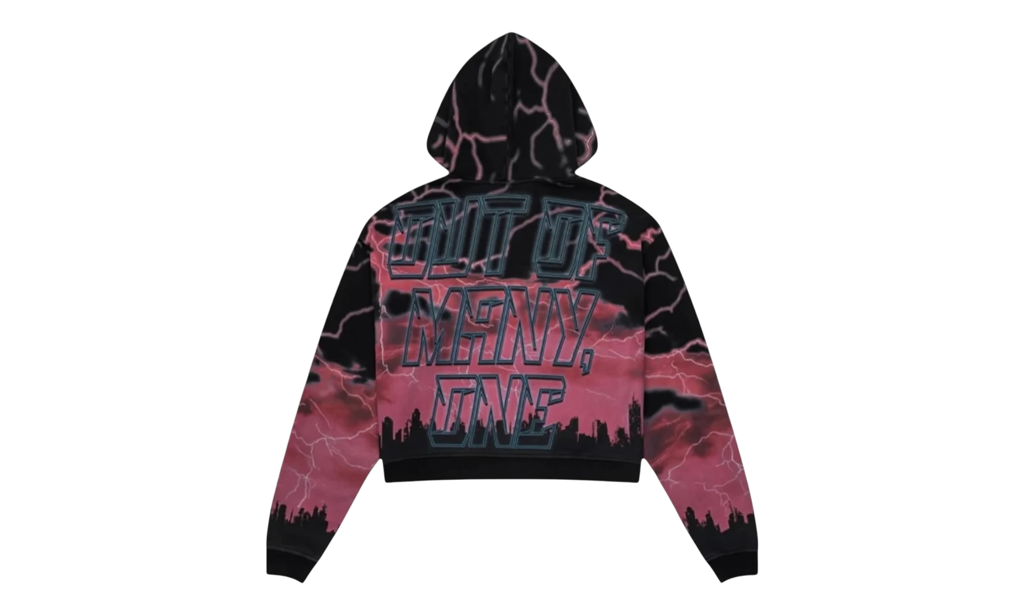 Godspeed Red Voltage Black Zip-Up Hoodie