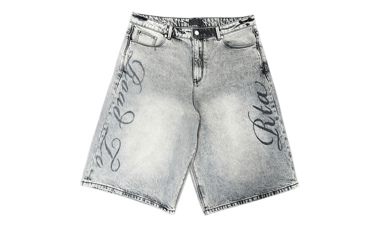RtA Gustavo Oversize Denim Bermuda Shorts (PreOwned)