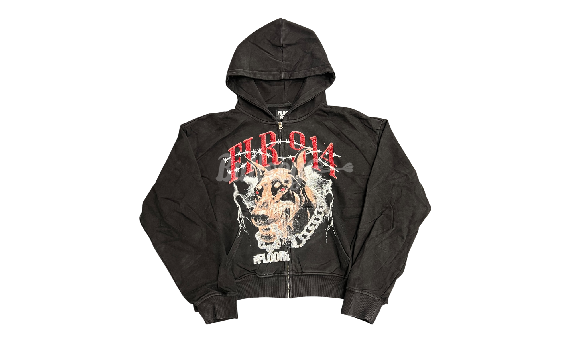 Floor 914 Dog Zip Up Hoodie