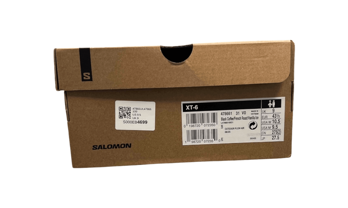 Salomon XT-6 Coffee French Roast (PreOwned)