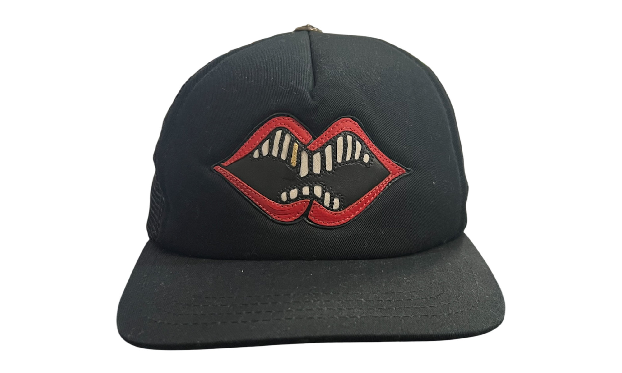 Chrome Hearts Matty Boy Chomper Black Trucker Hat (PreOwned)