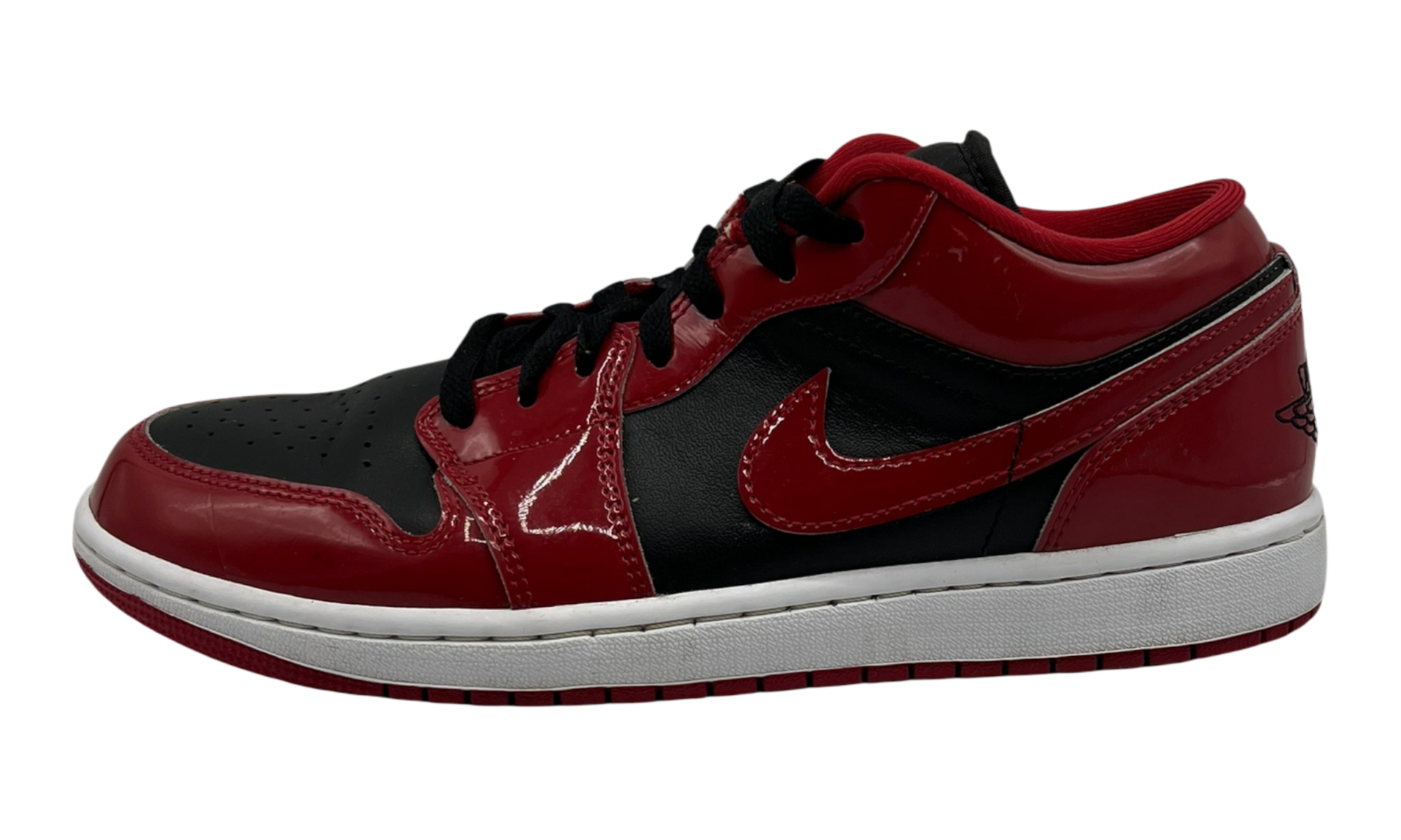 Jordan 1 Low SE Patent Varsity Red Black (PreOwned)