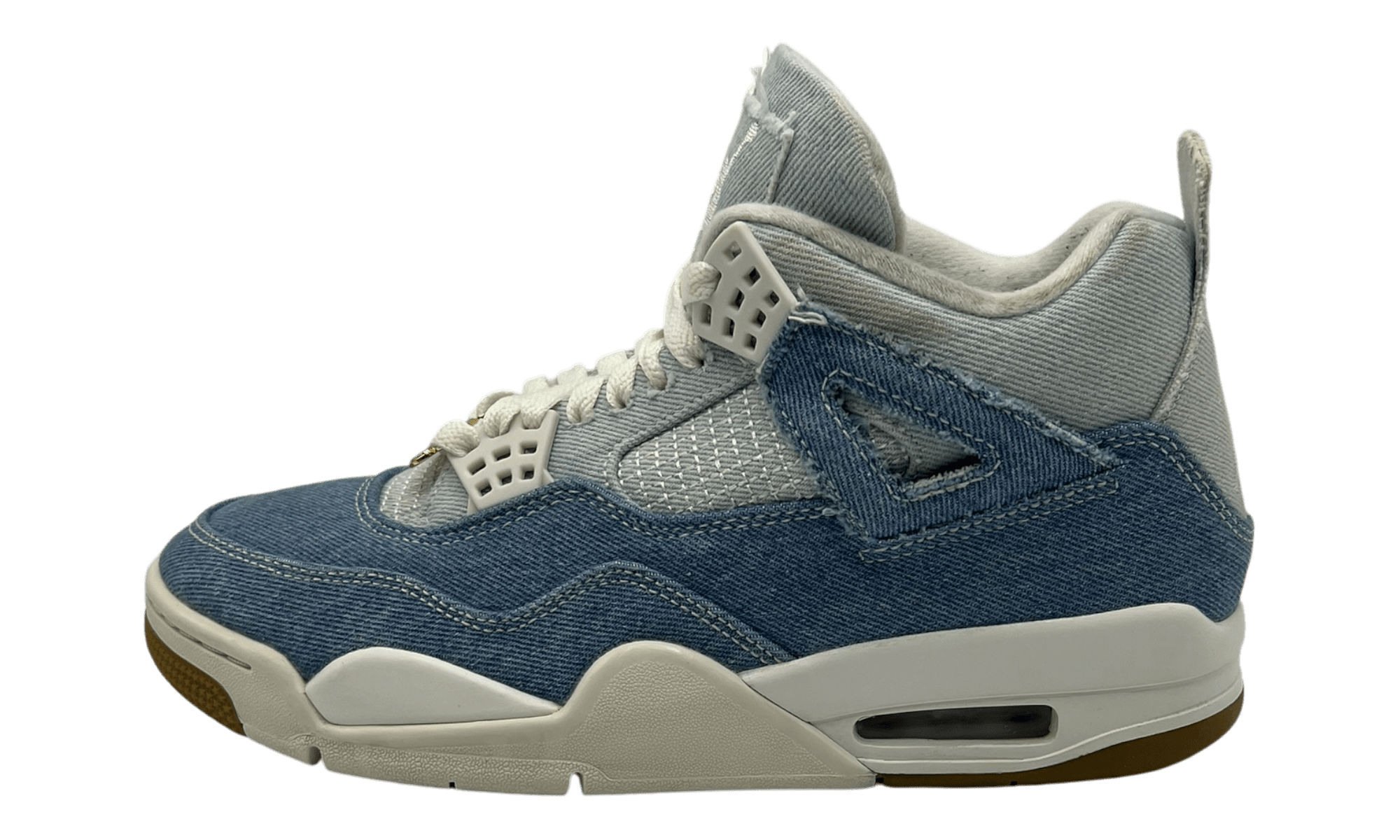 Air Jordan 4 Retro Tex Denim Worn Blue (Women's) (PreOwned)