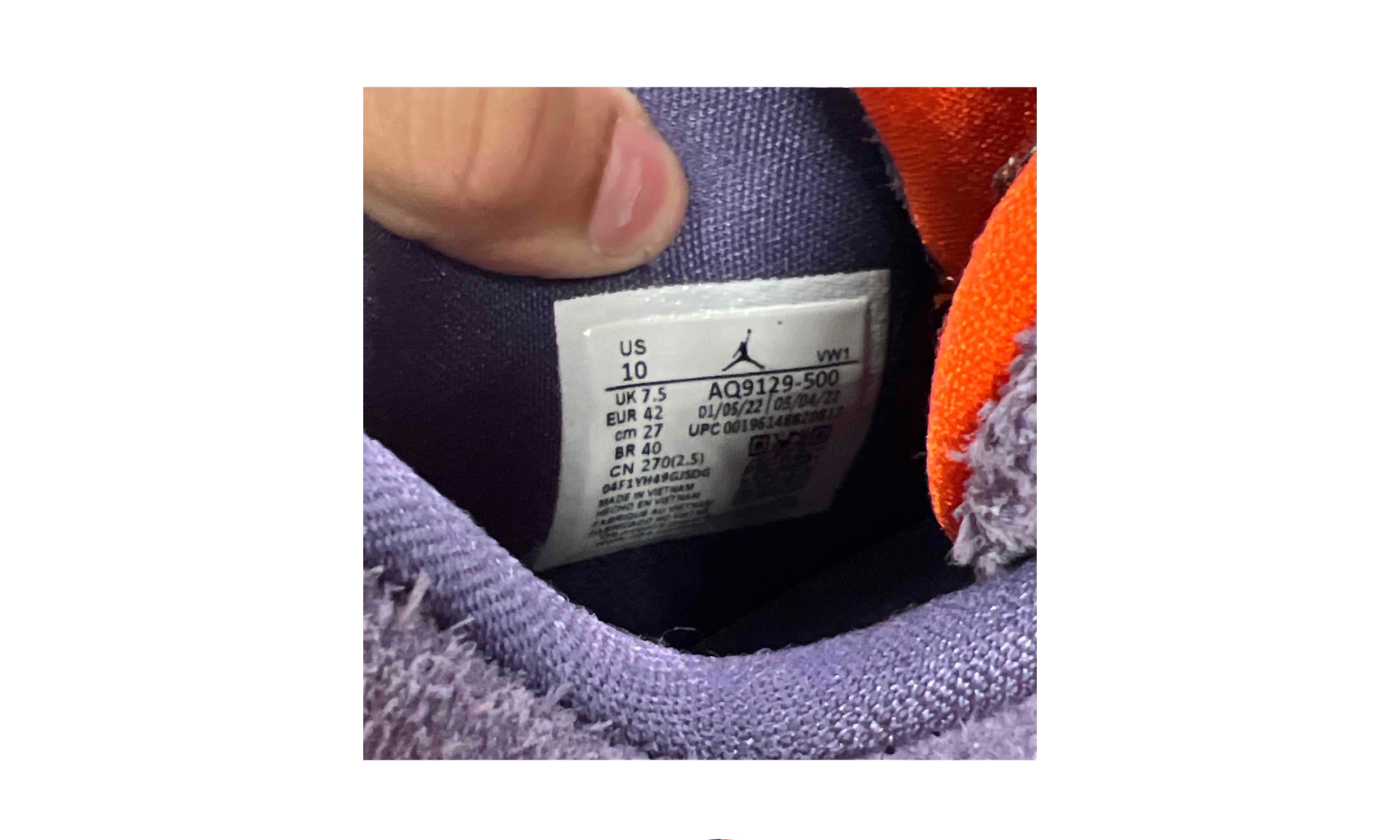 Jordan 4 Retro Canyon Purple (Women's) (PreOwned)