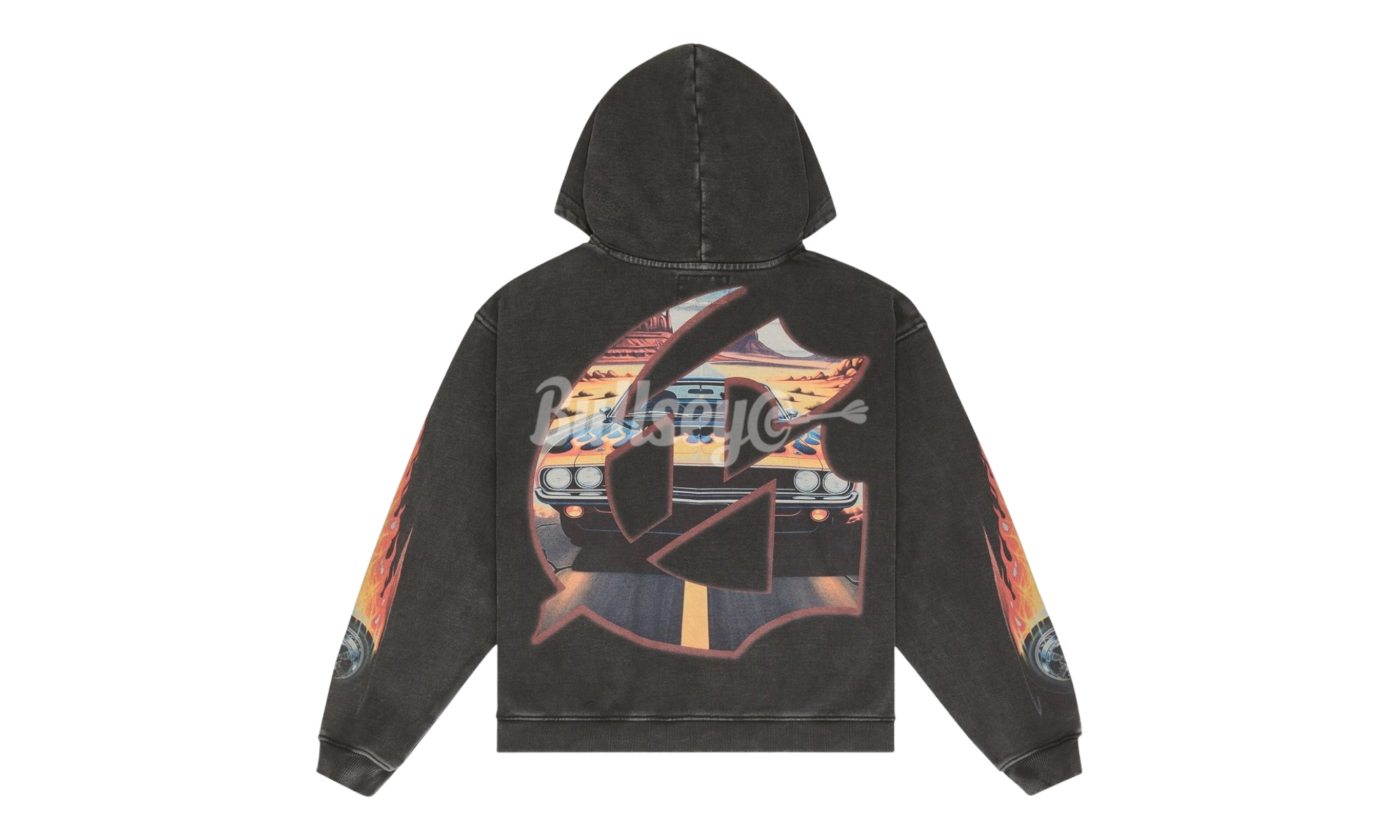 Godspeed On the Run II Washed Black Hoodie