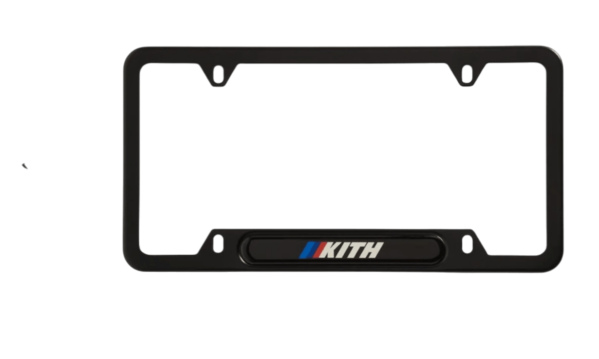 Kith x BMW Black License Plate Holder
