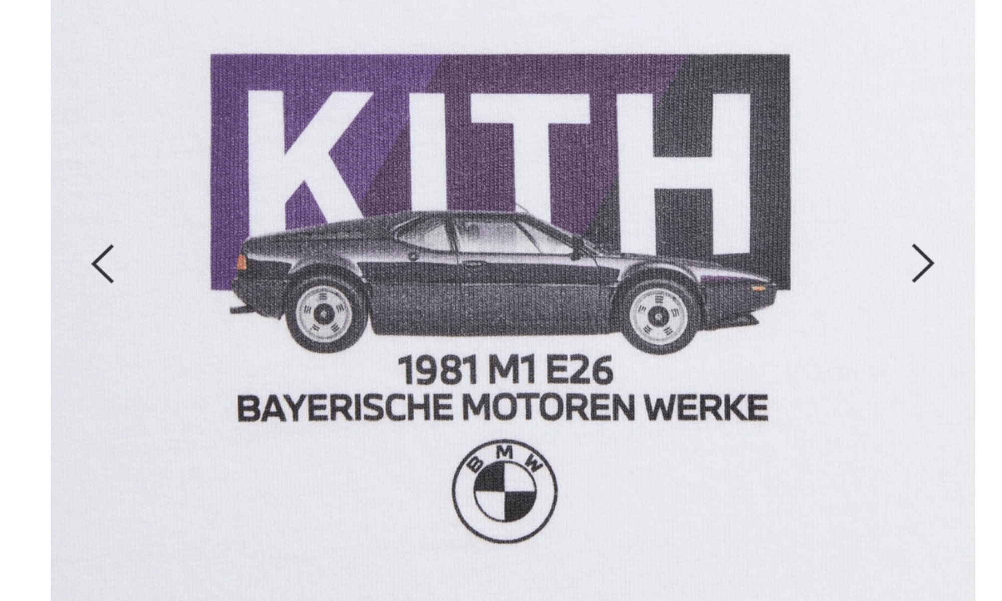 Kith for BMW M1 White T-Shirt