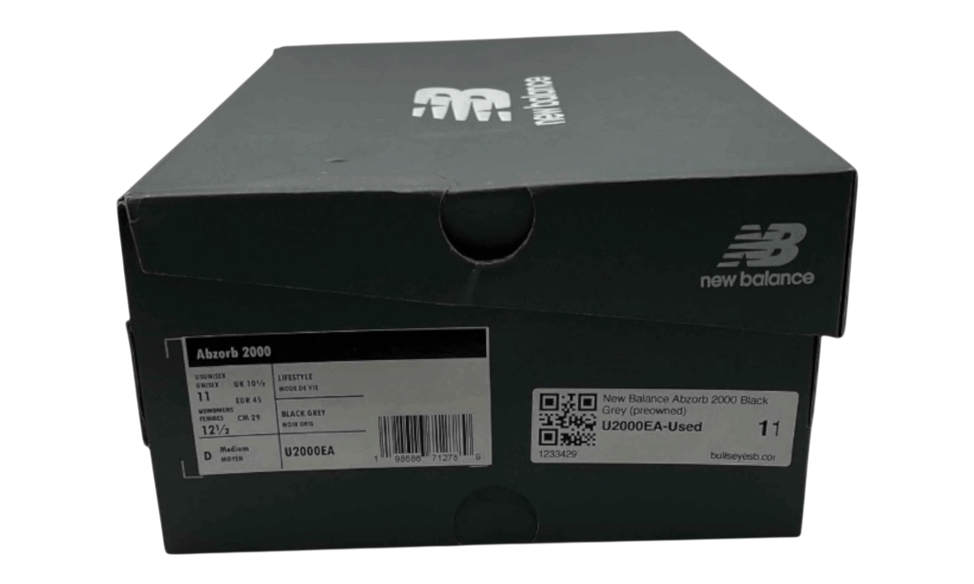 New Balance Abzorb 2000 Black Grey (preowned)