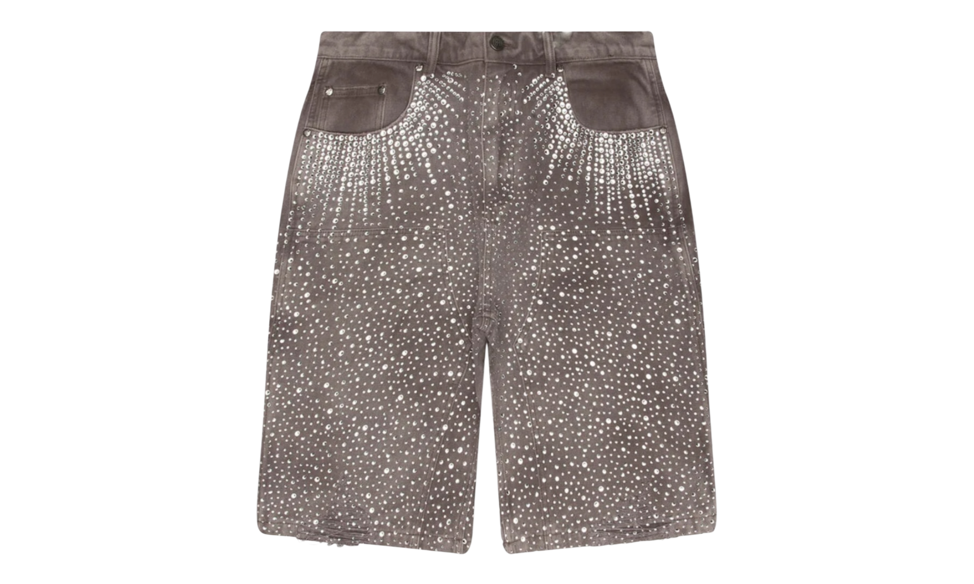 Birth of a Royal Child Grey Jean shorts