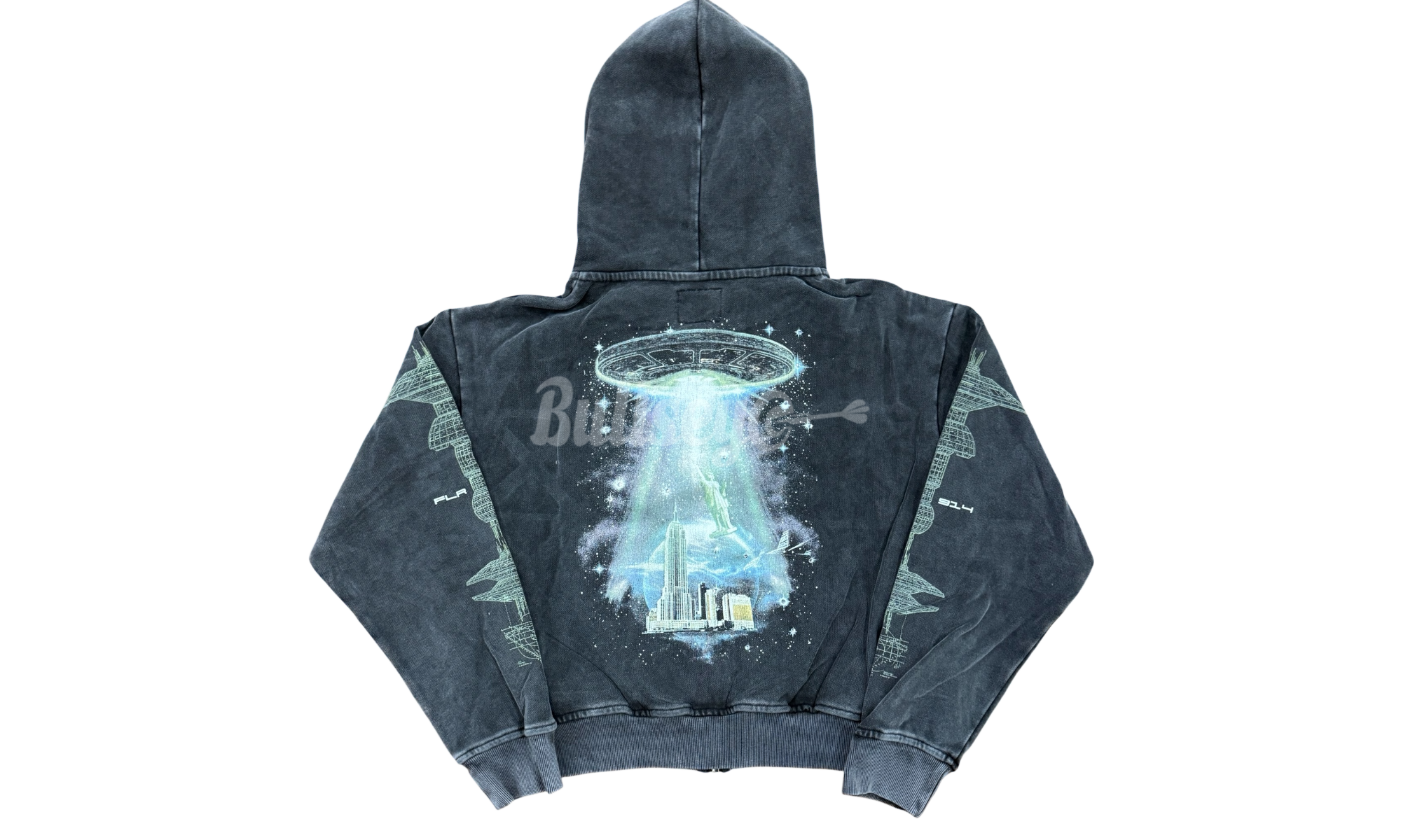 Floor 914 Alien Zip Up Hooide