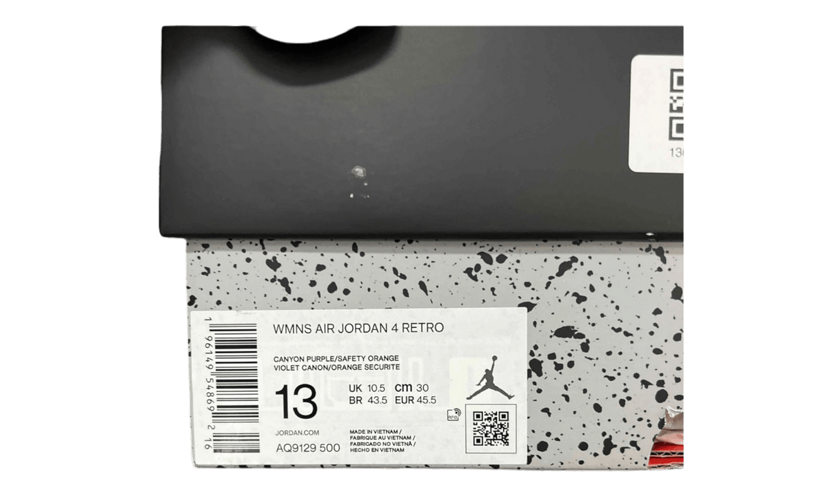 Air Jordan 4 Retro "Purple Canyon" (Womens) (PreOwned)