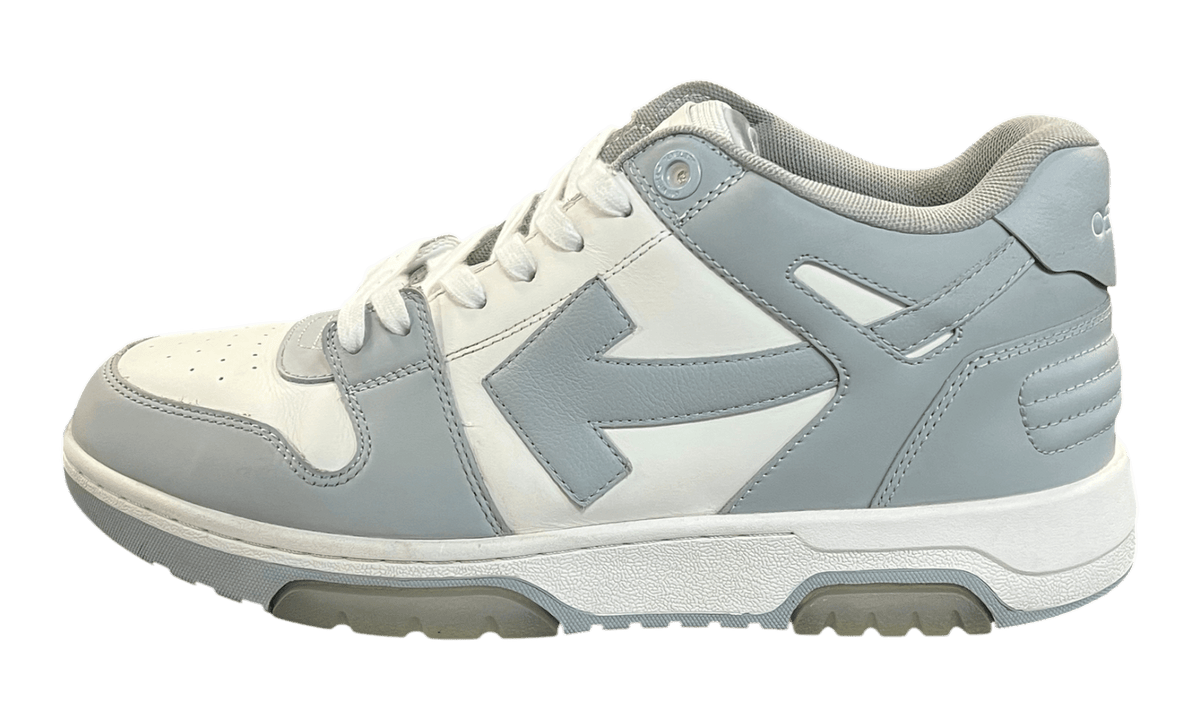OFF-WHITE Out Of Office OOO Low Tops Grey White (2022) (PreOwned)