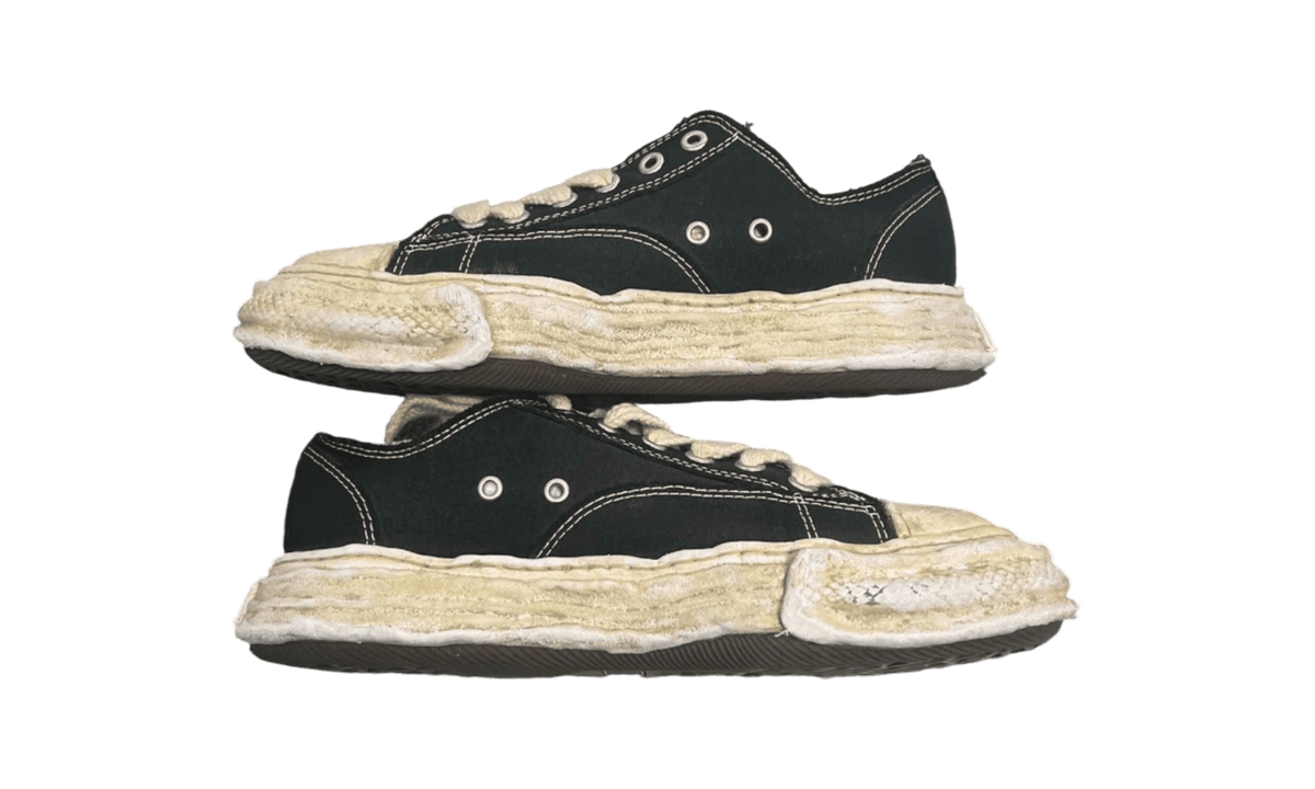 Maison Mihara Yasuhiro Peterson 23 OG Dyed Sole Canvas Low Black (PreOwned)