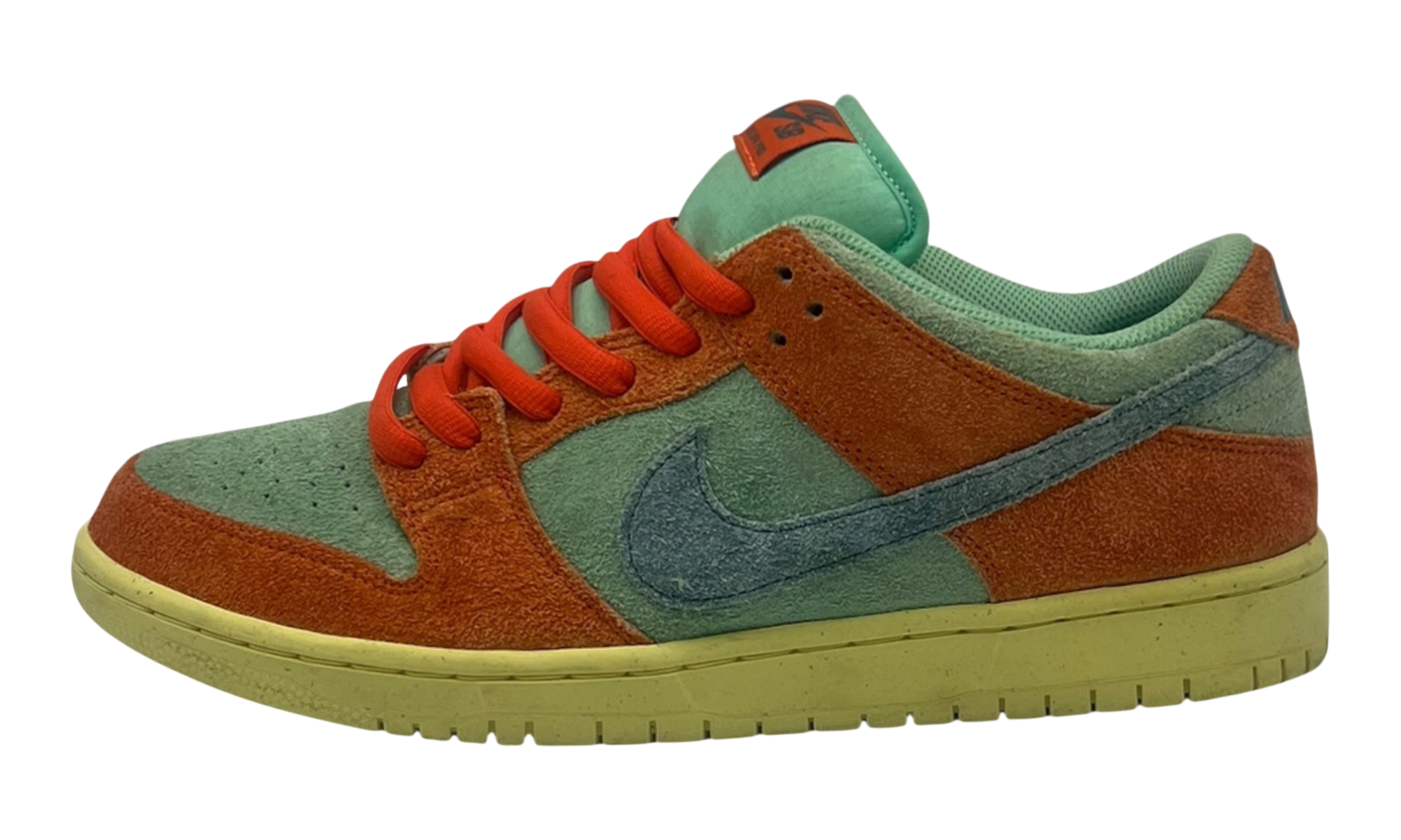 Nike SB Dunk Low Orange Emerald Rise (PreOwned) (No Box)