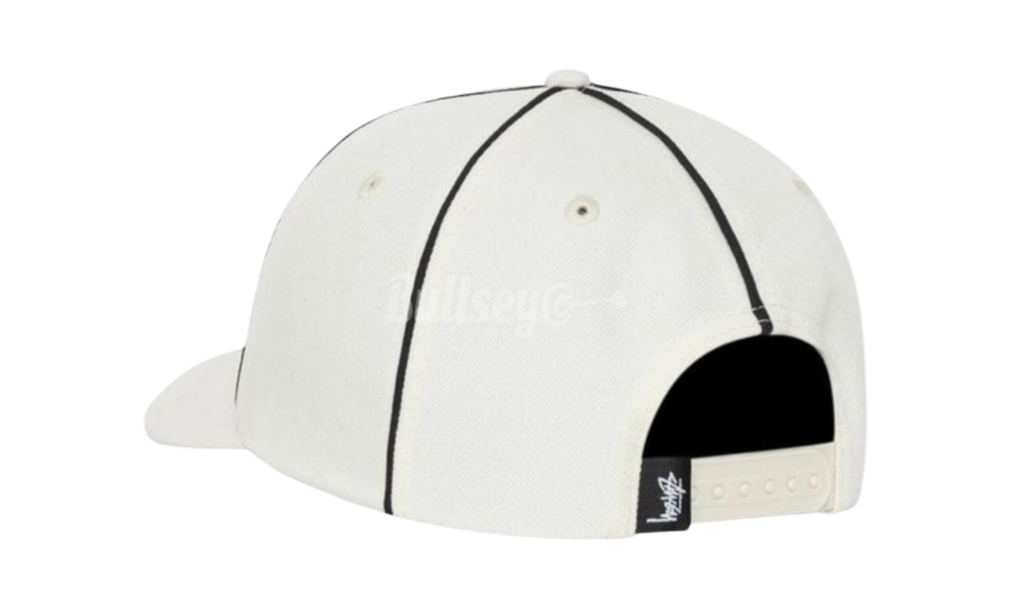 Stussy Low Profile Contrast Piping Snapback "Bone"