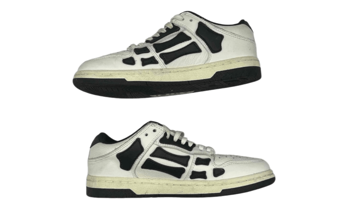 AMIRI Skel Top Low White Black White (PreOwned)