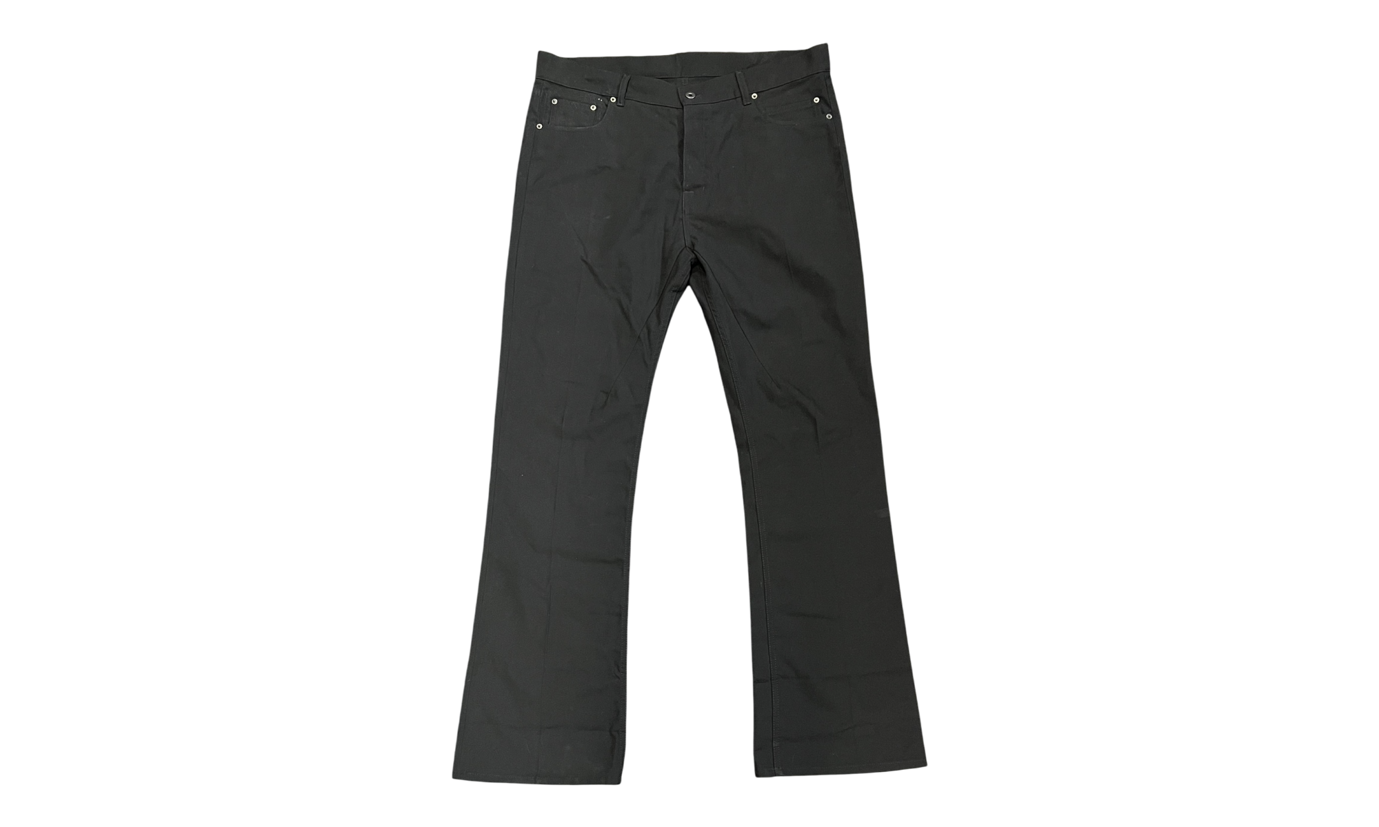 Rick Owens Black Jim Cut Jeans (PreOwned)