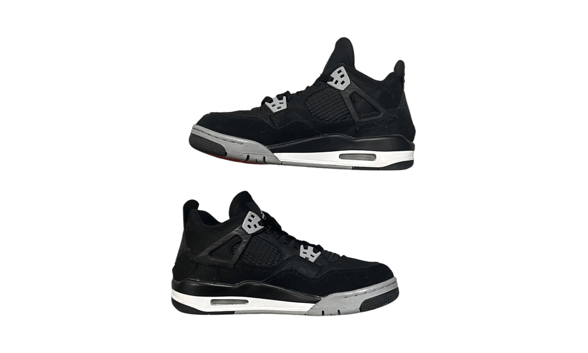 Jordan 4 Retro Black Canvas (GS) (PreOwned)