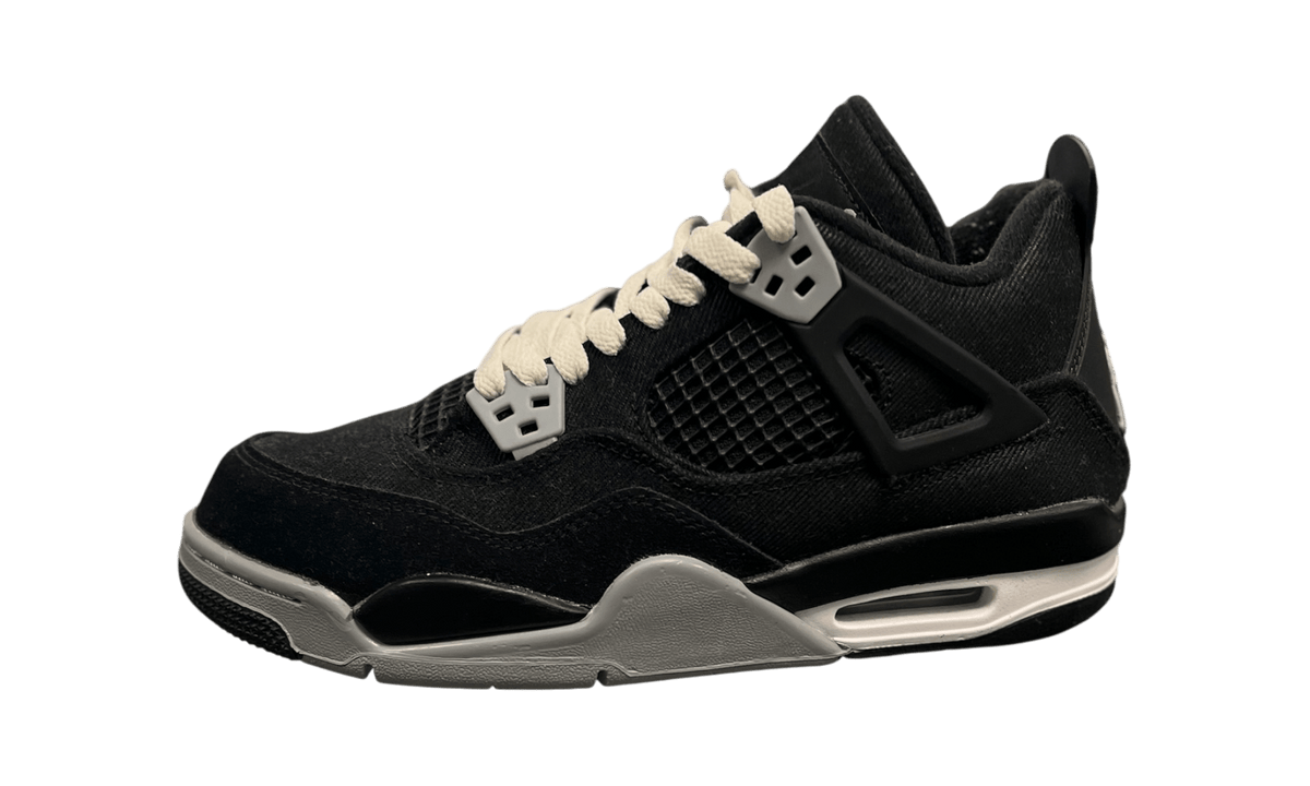 Air Jordan 4 Retro SE "Black Canvas" GS (PreOwned) (No Black Laces)
